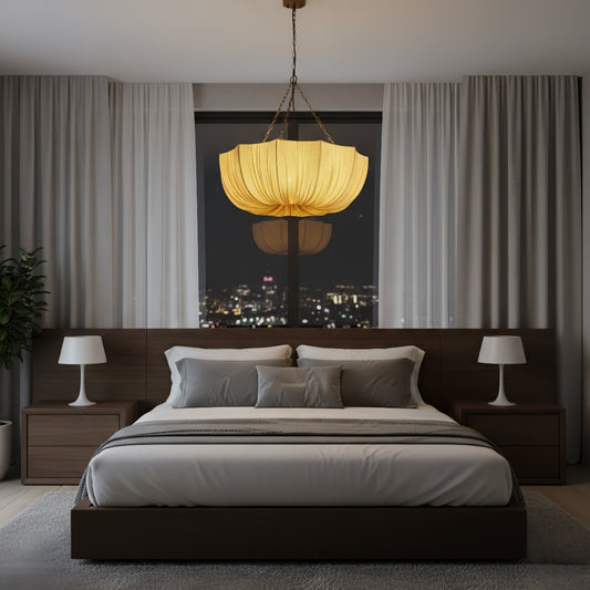 Modern Fabric Pendant Light 