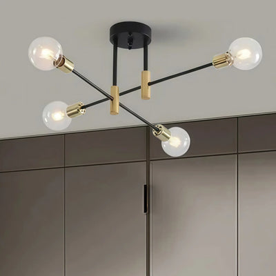 Modern Branching Chandelier 