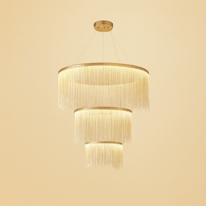 Pendant Light –Gold/Silver/Rose Gold Metal Finish for Living Room