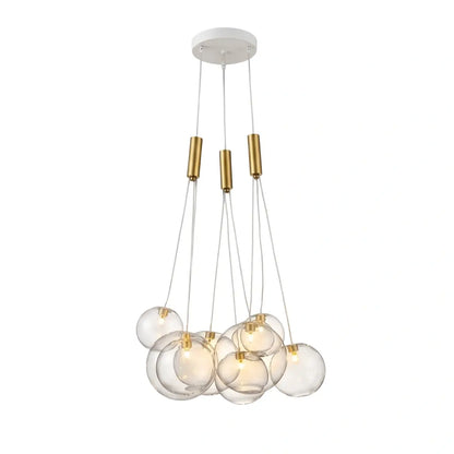 Designer Bubble Pendant Light — Clear Glass