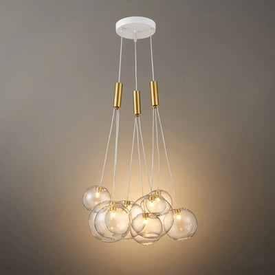 Designer Bubble Pendant Light — Clear Glass