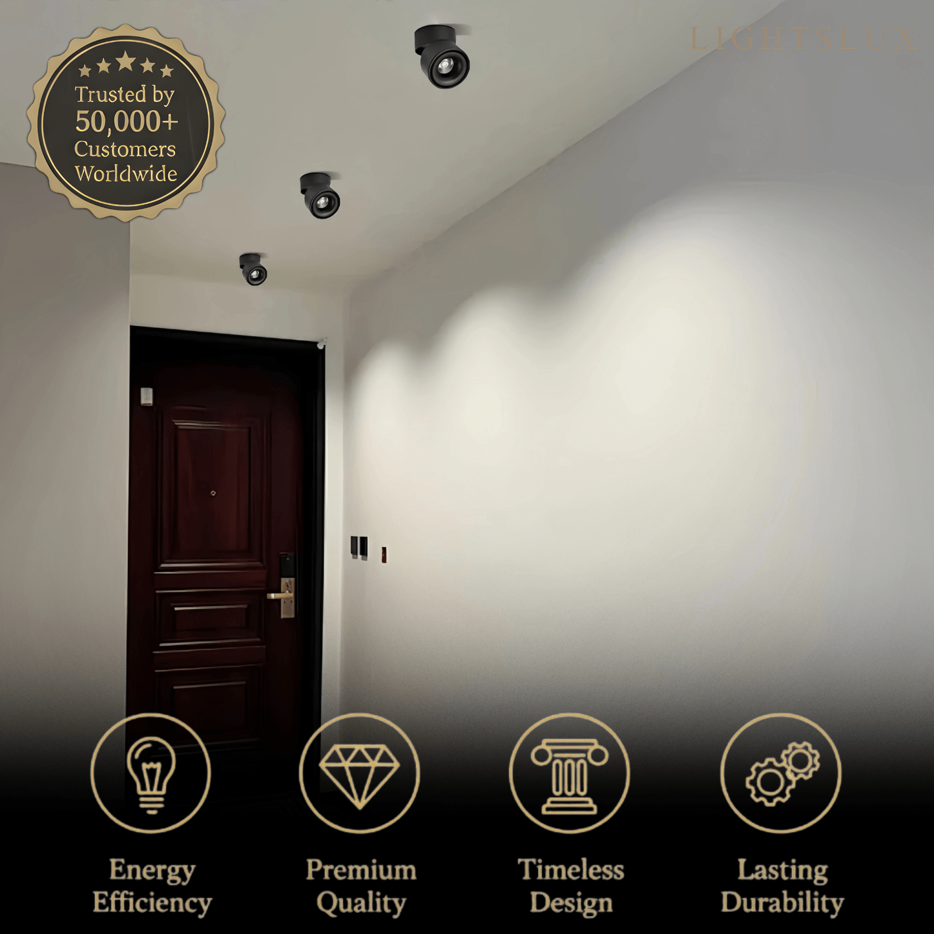 Arcato Modern Cylindrical Ceiling Light