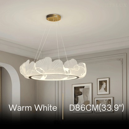 Excelis Modern Metal/Acrylic Chandelier