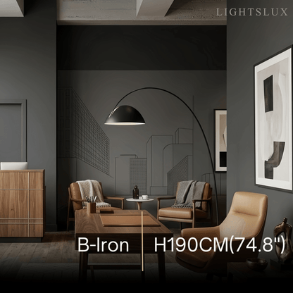 Velora Modern Black Floor Lamp