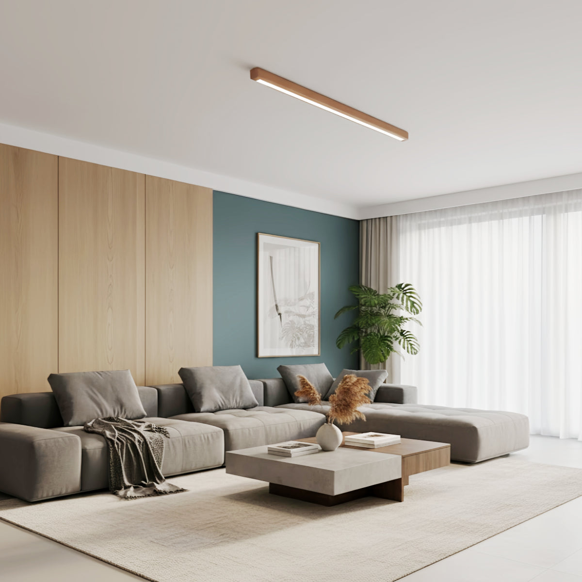 Minimalist Linear LED Ceiling Light