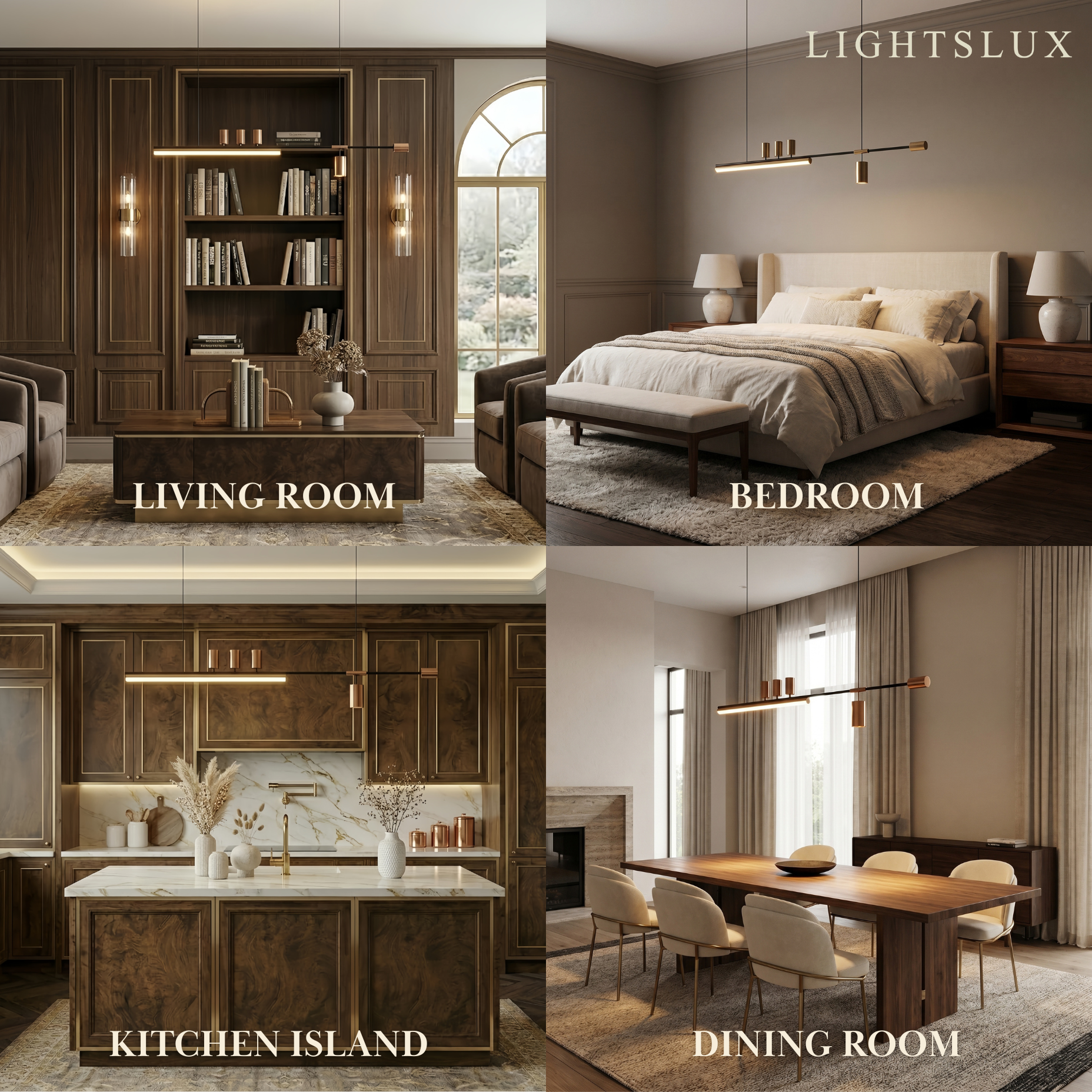 Arcato Minimalist Linear Pendant Light