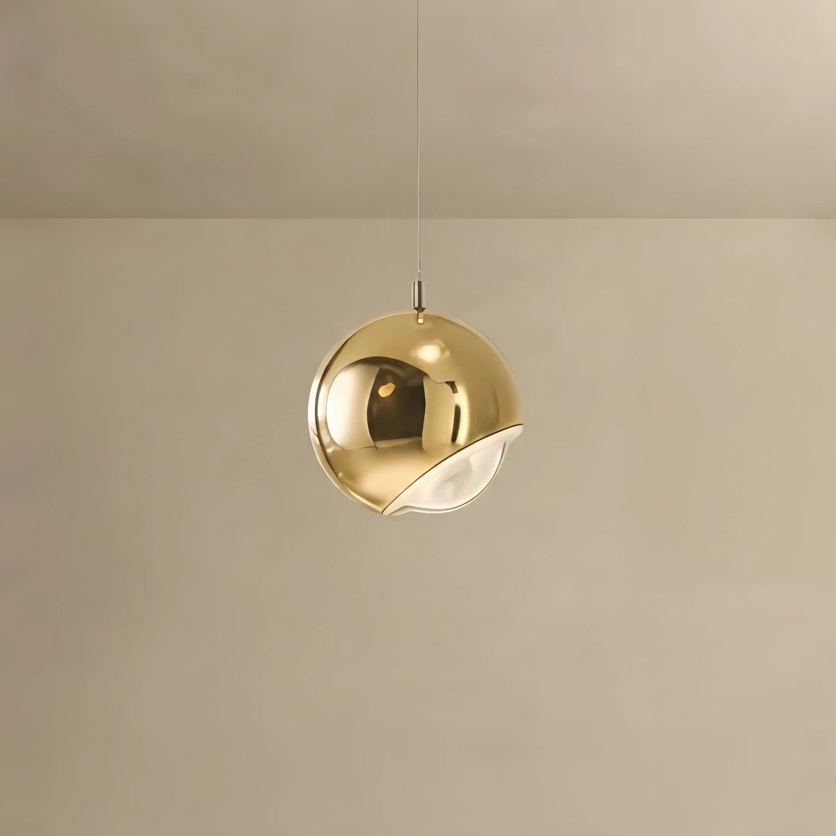Excelis Modern Ball Pendant Light Gold/Silver Metal/Acrylic for Bedroom/Dining Room