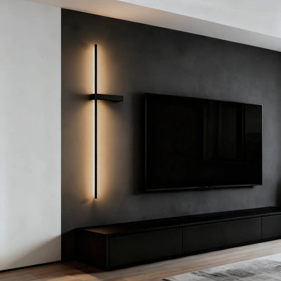 LED Wall Lamp – Black/White/ Red for Living Room