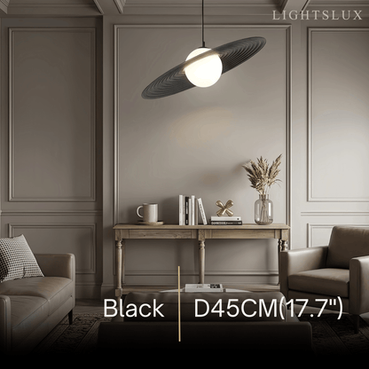 Arcato Modern Black/White Pendant Light
