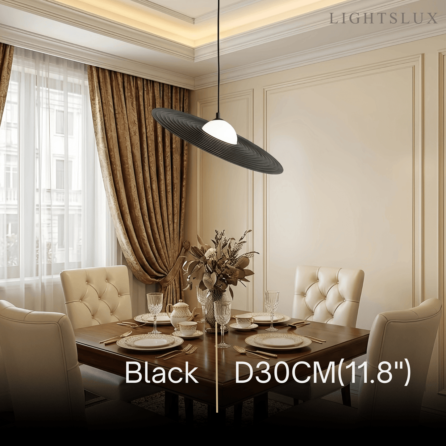 Arcato Modern Black/White Pendant Light