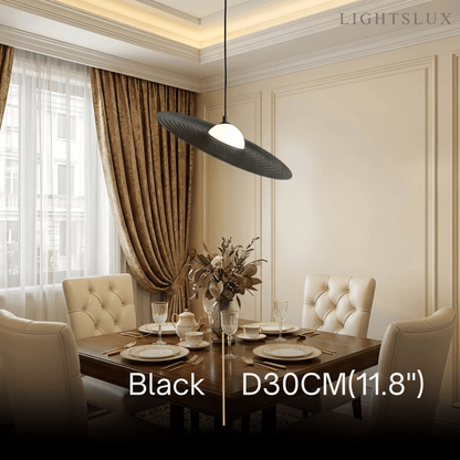 Arcato Modern Black/White Pendant Light