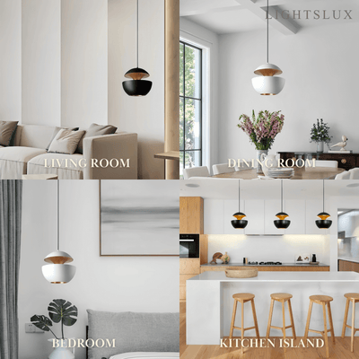 Irondale Modern Globular Pendant Light 