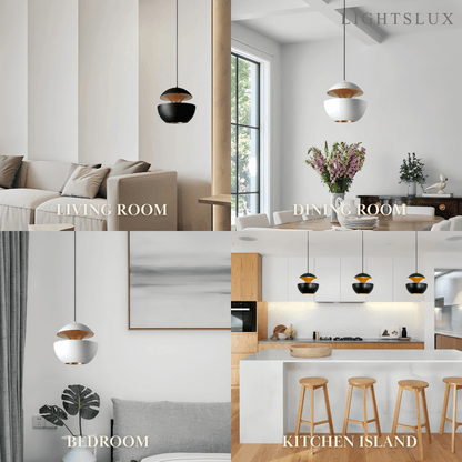 Irondale Modern Globular Pendant Light 