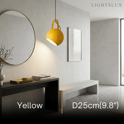 Morandia Nordic Art Deco Pendant Light — 5-Color Metal for Bedroom