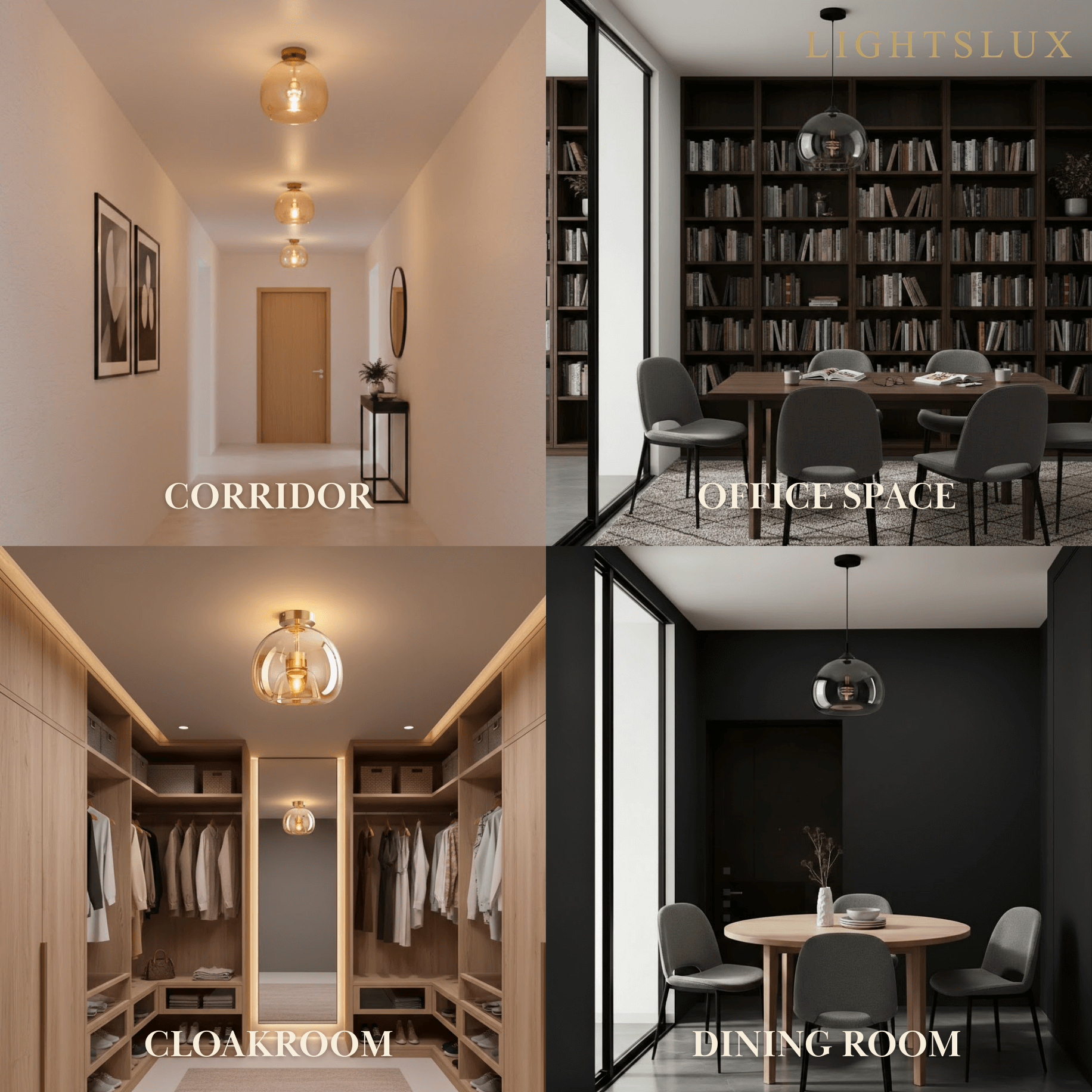 Vetro Modern Globe LED Ceiling Light/Pendant Light 