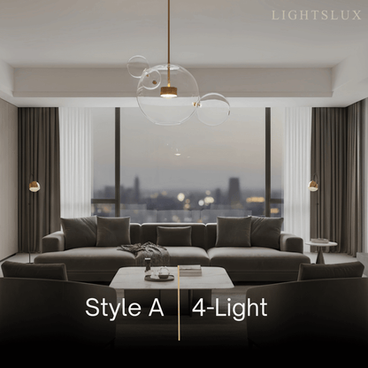 Modern Bubble Glass Pendant Light