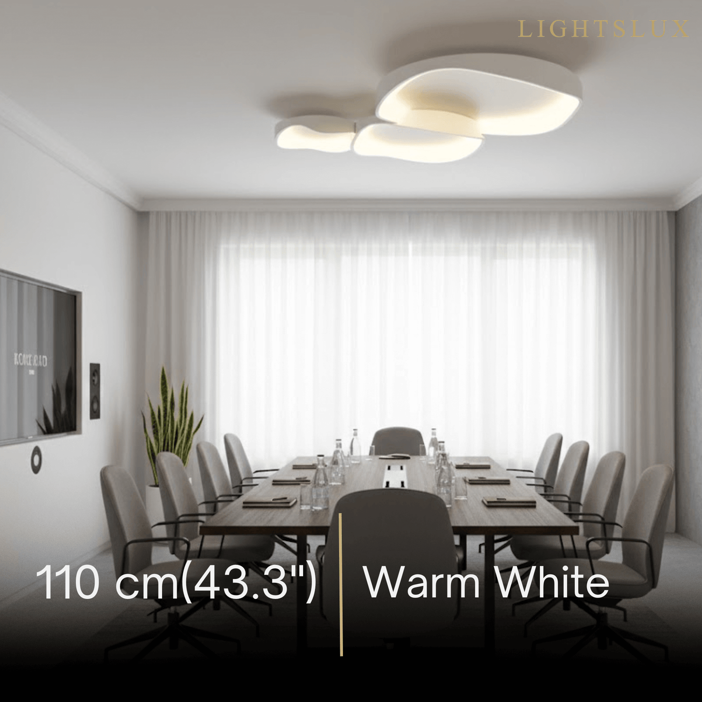 White LED Flush Mount Ceiling Light