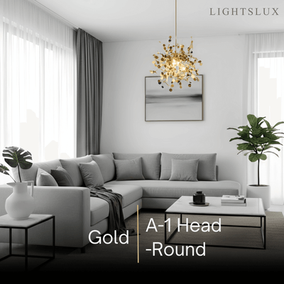 Excelis Art Deco Cluster Chandelier