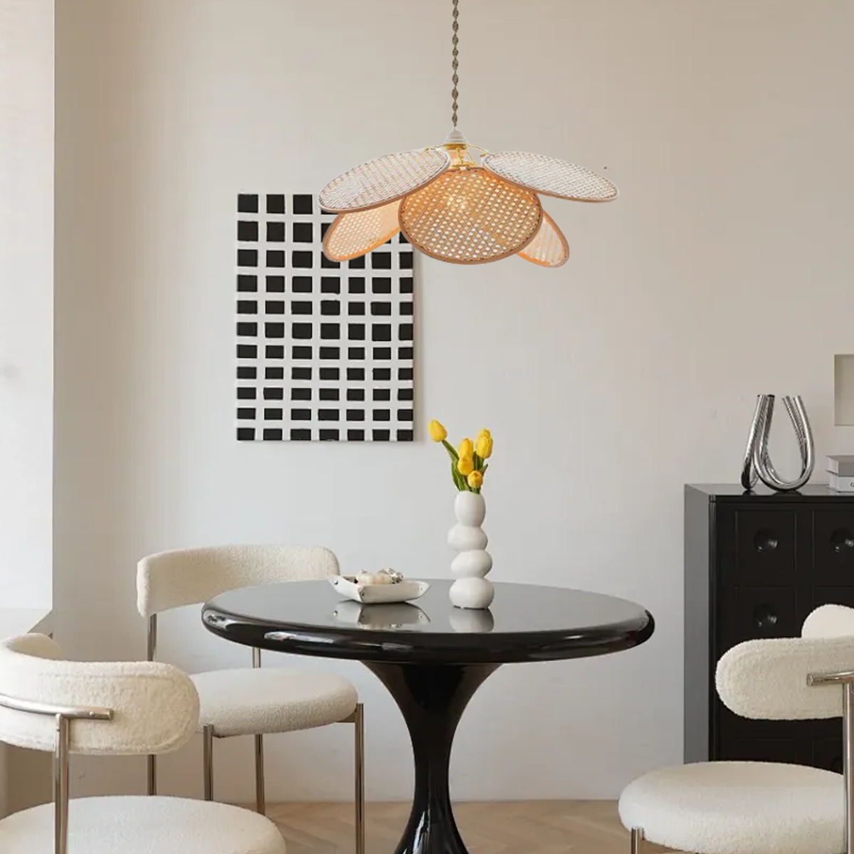 Bamburo Farmhouse Pendant Light 