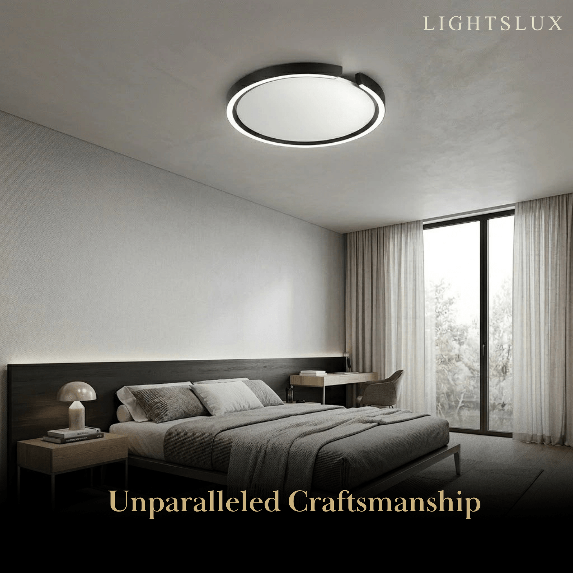 Embrace Modern Round LED Ceiling Light 