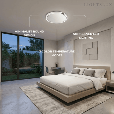 Embrace Modern Round LED Ceiling Light 