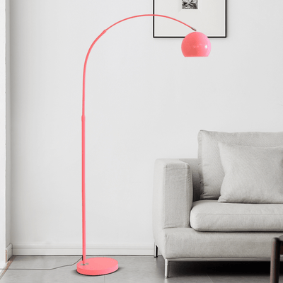 Nordic Floor Lamp - Metal in Black/Blue/Gold/Pink