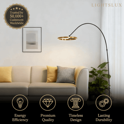 Velora Modern Round Floor Lamp
