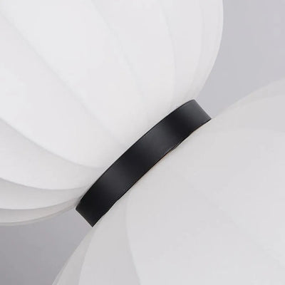 Modern Pendant Light with Silk Shade