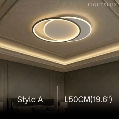 Ceiling Light – Metal & Acrylic Geometric Design