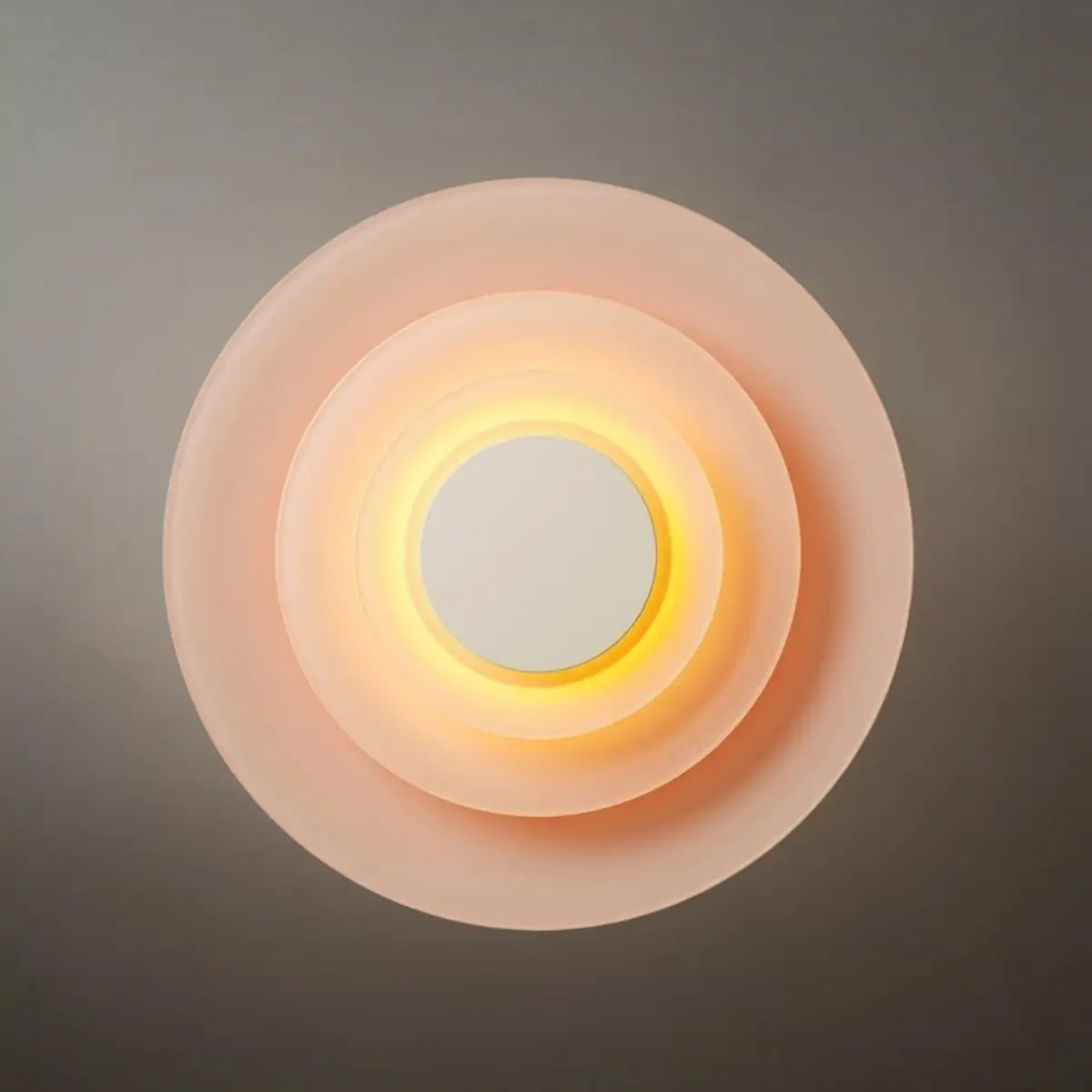 Morandia Morandi Metal Wall Lamp - Blue/Pink/Yellow Round Design for Living Room