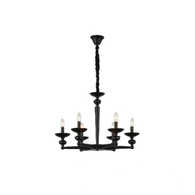Chandelier - Convertible Wall/Pendant Light with Glass Dining Room
