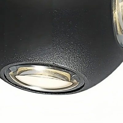 Irondale Modern Globular Outdoor Wall Lamp