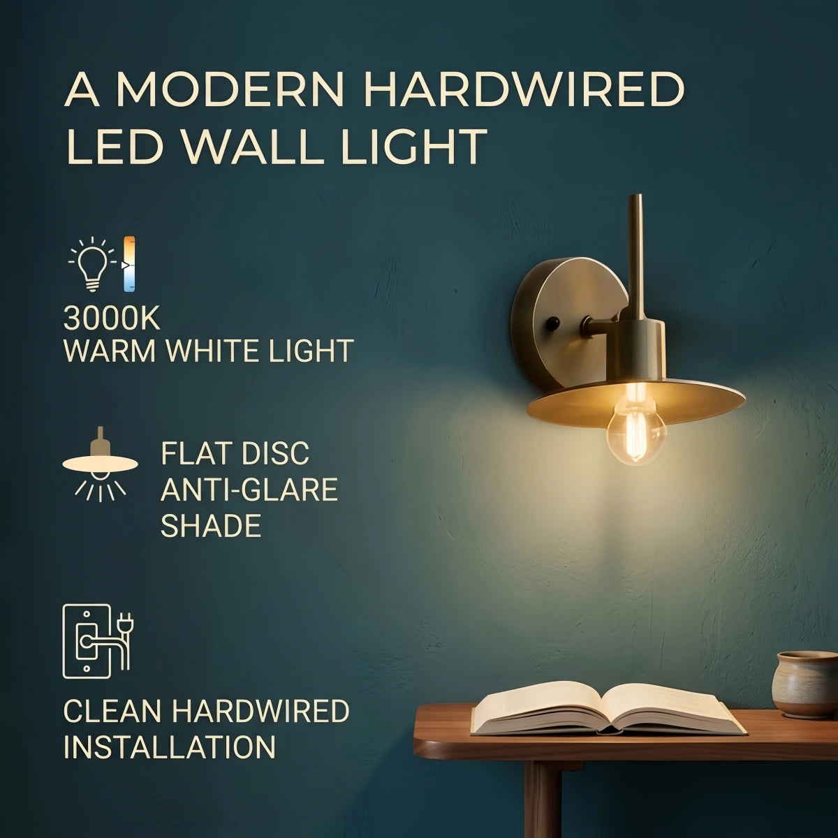 Irondale Retro Wall Lamp--Stainless Steel Gold for Outdoor