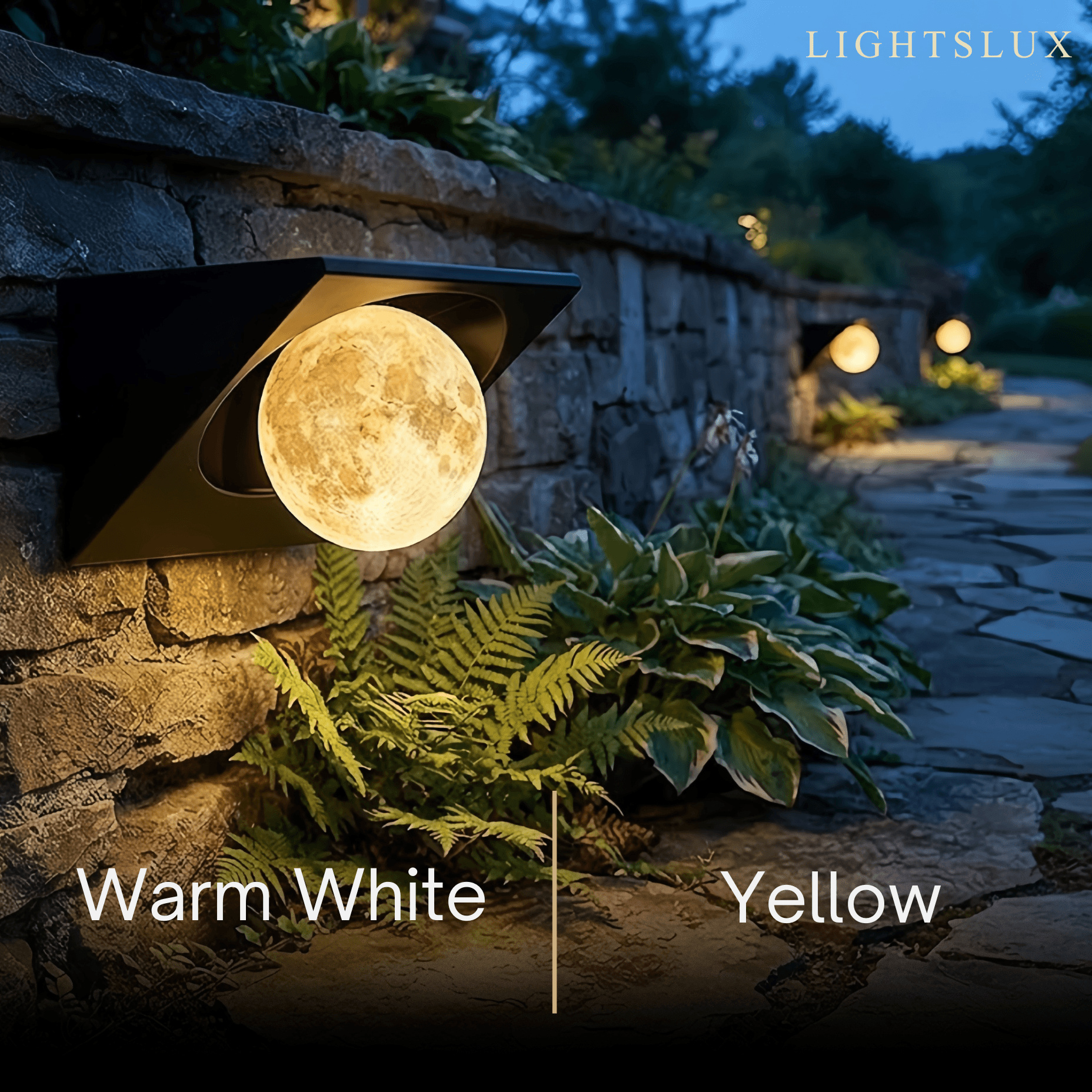 Lunara Elegant Cubic Outdoor Wall Lamp--Hardwired & Solar for Yard