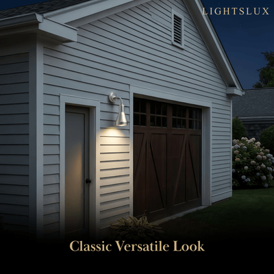 Irondale  Wall Lamp--Stainless Steel for Outdoor Courtyard