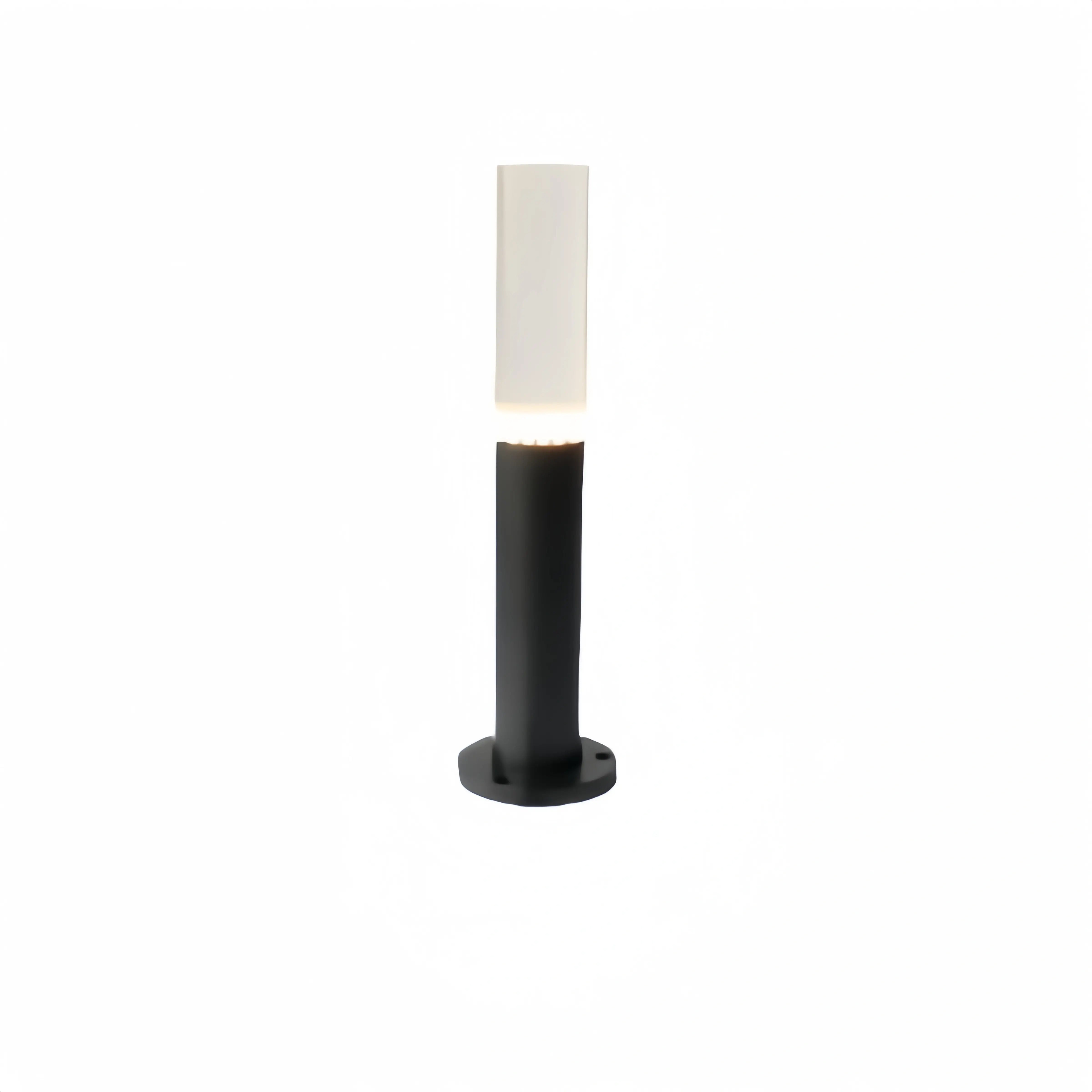 Zenno 
Outdoor Floor Lamp--Aluminum Acrylic Black for Courtyard
