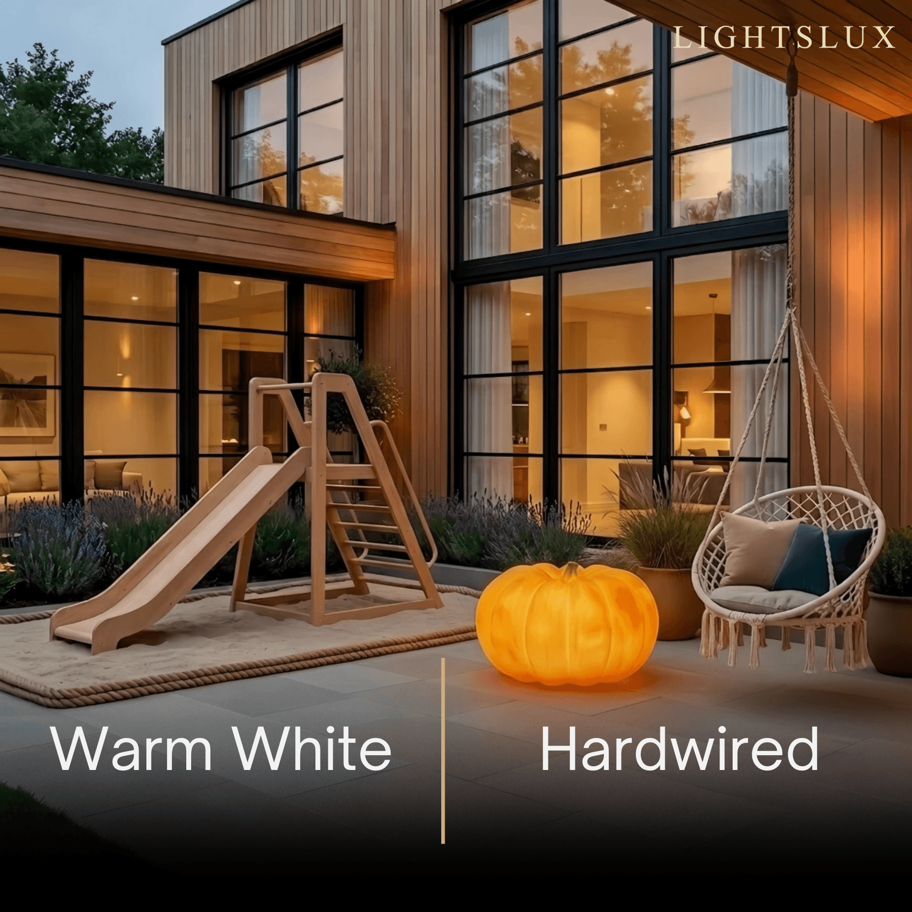 Farmhouse Pumpkin Floor Lamp--Resin for Outdoor Courtyard