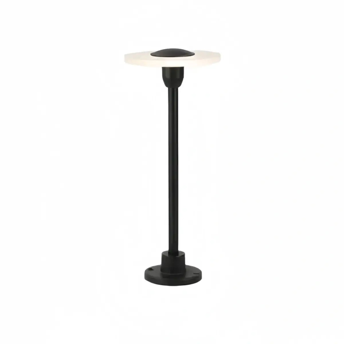 Arcato Minimalist Floor Lamp--Aluminum & Acrylic Outdoor Courtyard