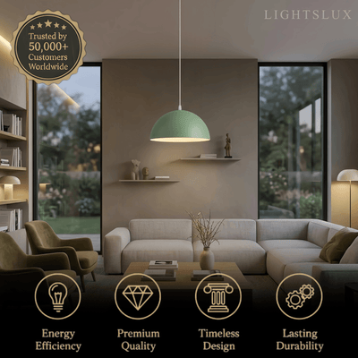 Morandia Minimalist Pendant Light -- Aluminum 