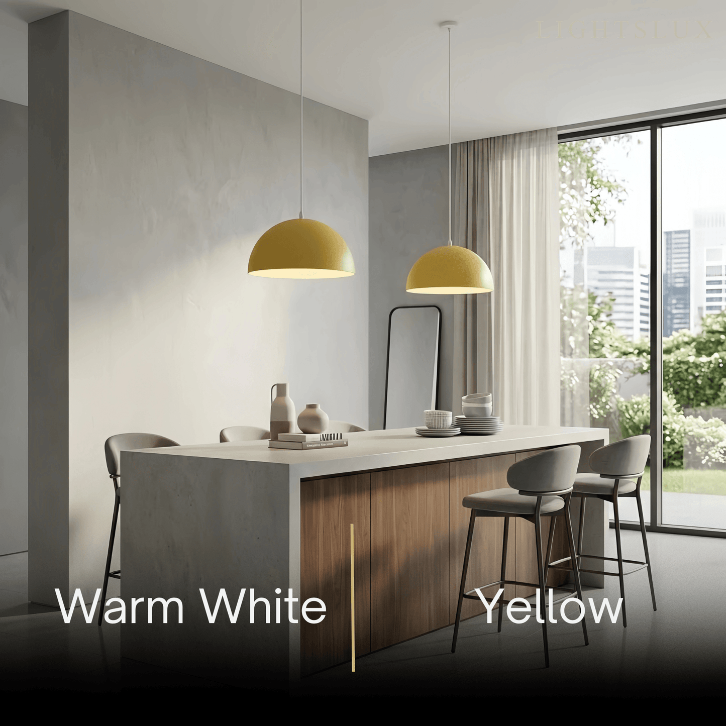 Morandia Minimalist Pendant Light -- Aluminum 