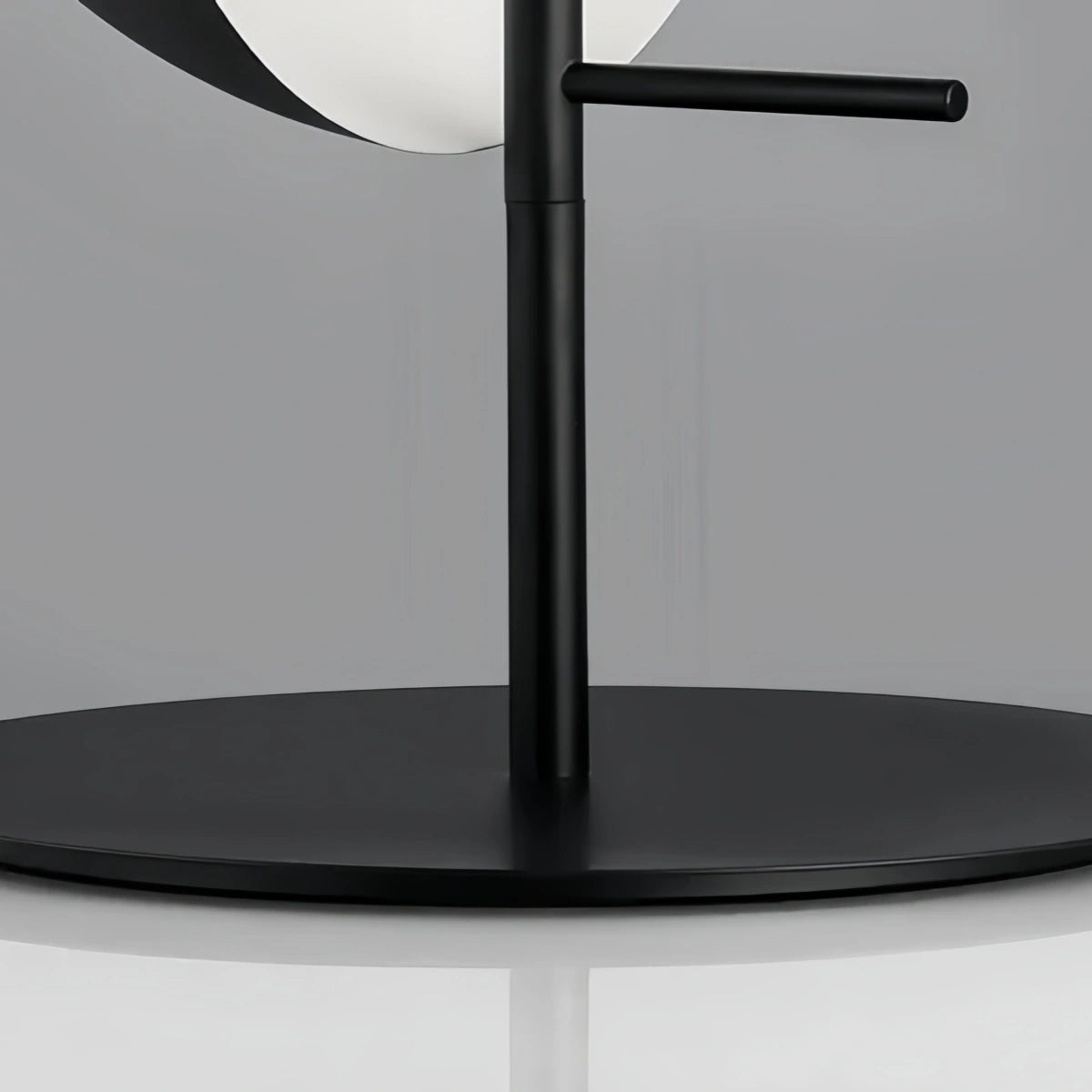 Modern Table Lamp – Iron & Glass Intersecting Hemisphere 