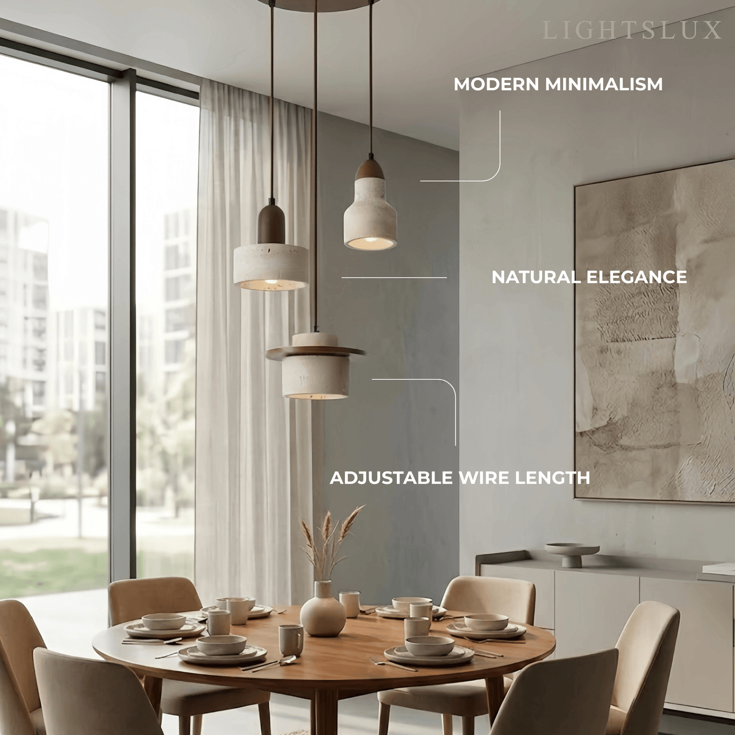 Strata Minimalist Multi-Light Pendant