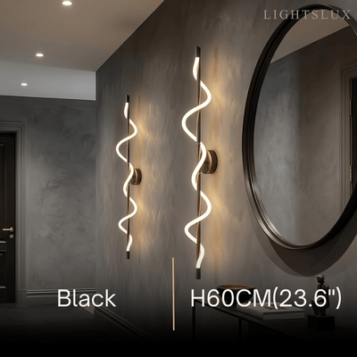 Minimalist Wall Lamp — Rope & Brass with Dimmable Function for Bedroom Living Room