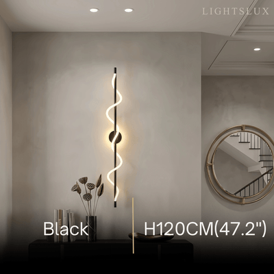 Minimalist Wall Lamp — Rope & Brass with Dimmable Function for Bedroom Living Room
