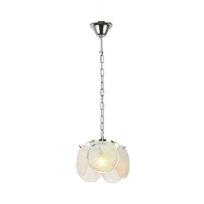 Modern Pendant Light — Hand-Dyed Glass & Metal with Multi-Color
