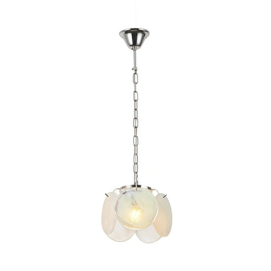 Modern Pendant Light — Hand-Dyed Glass & Metal with Multi-Color