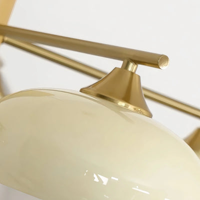 Vetro Modern Wood & Glass Chandelier
