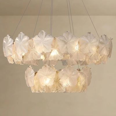 Modern Chandelier – Metal & Glass Gold for Living Room/Bedroom