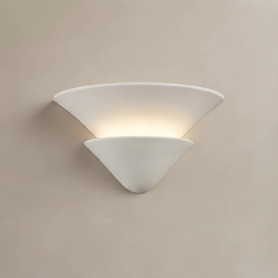 Wall Lamp — Plaster White for Entryway / Living Room / Reading Nook