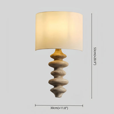  Art Fabric Sconce Wall Lamp 